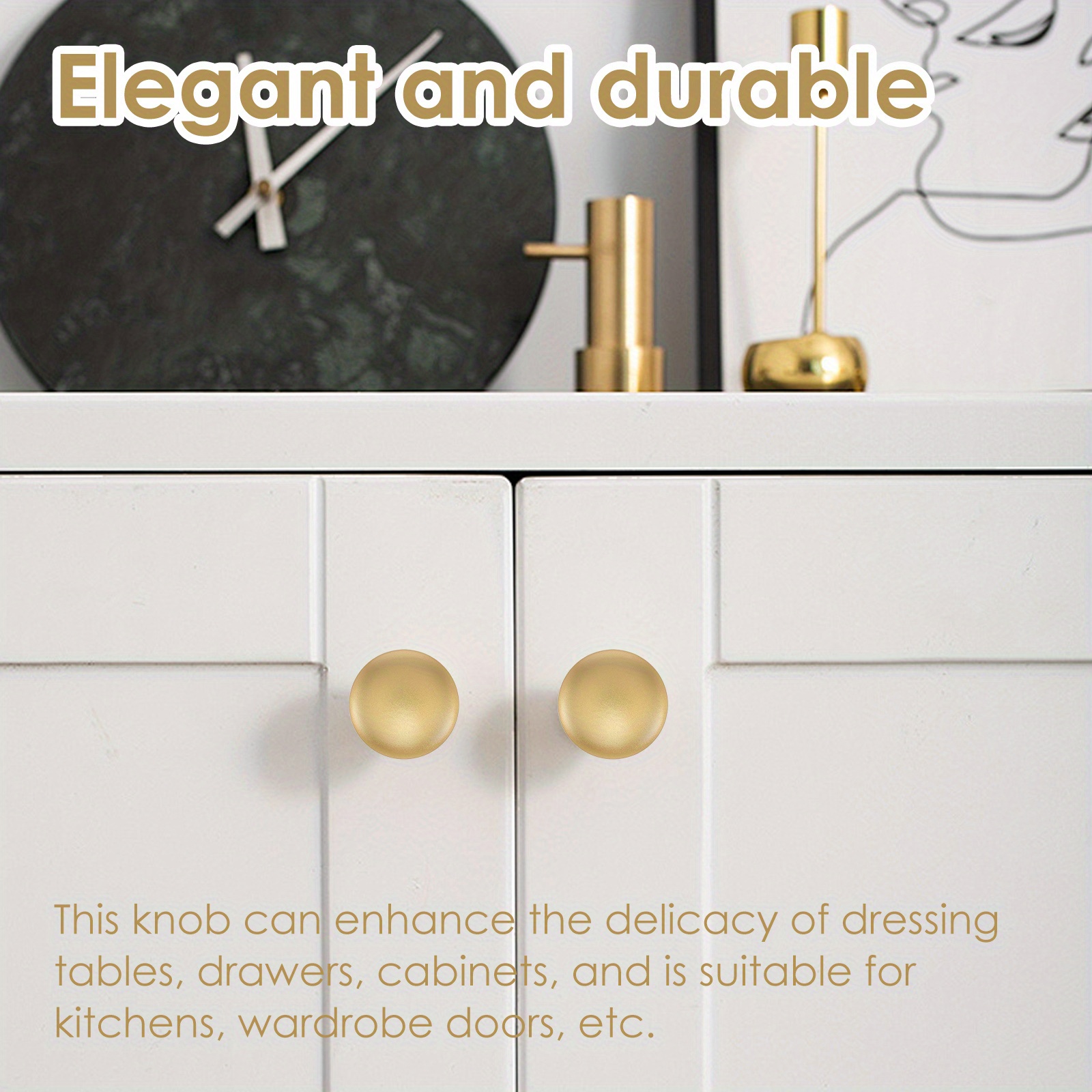 25pcs drawer knob set cabinet handles golden - Temu Bahrain