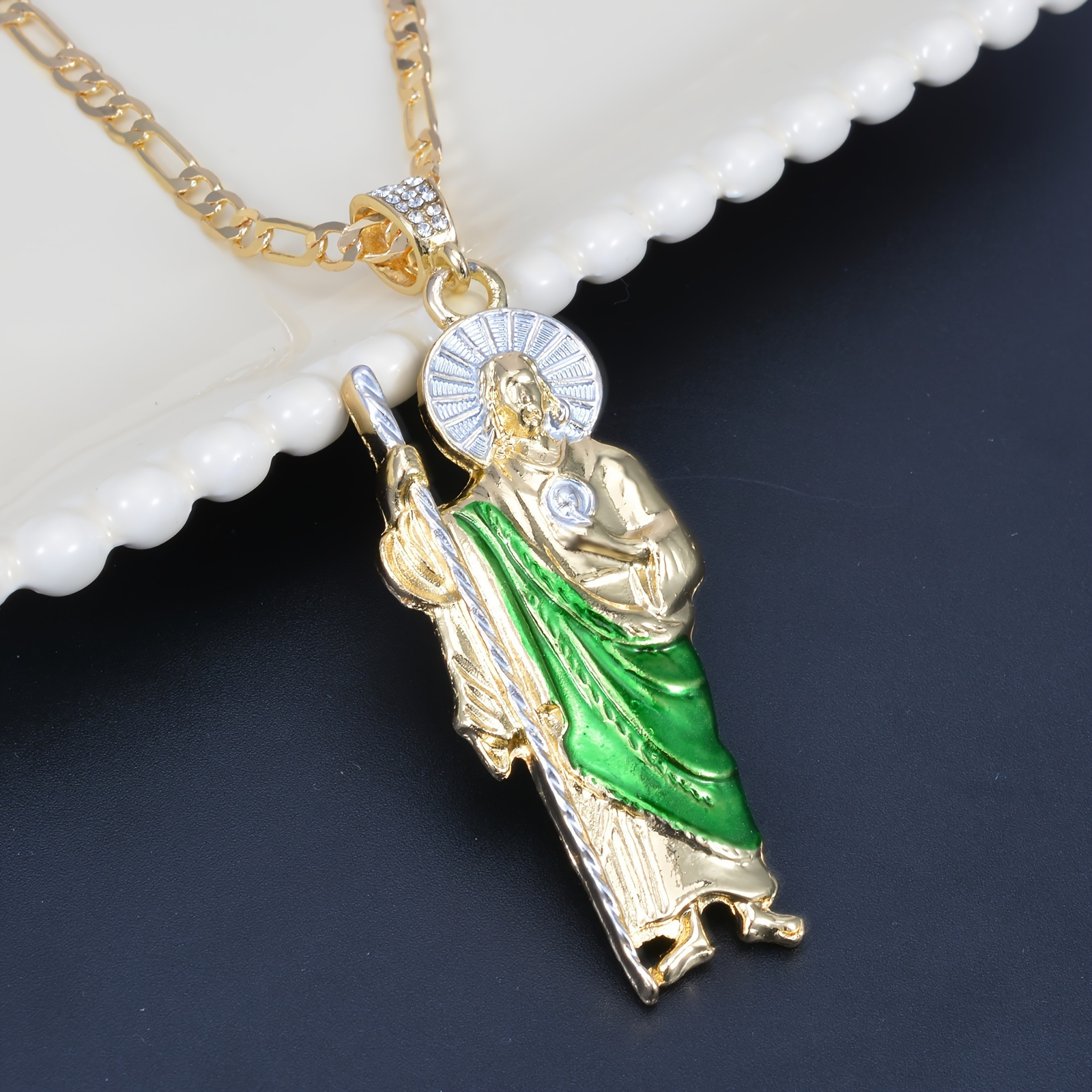 1pc Fashion Beautiful Creative Jesus Necklace Men's Women's Necklace Christmas Gifts For Relatives Daily Gifts For Women Jewelry Gifts Anniversary Gifts