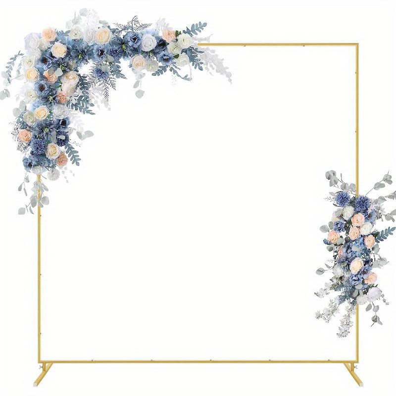 

6. 6ft X 6. 6ft Gold For Backdrop Stand Metal Stand Kit Frame For Bridal Decoration