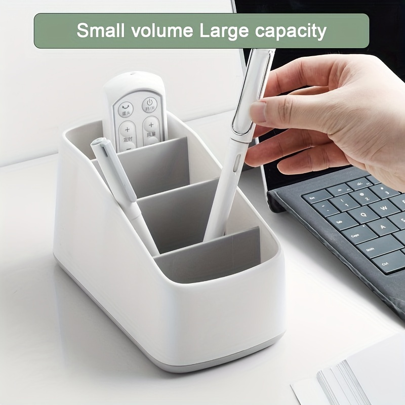 

Compact Multi-functional Storage Box Set - Plastic Desktop Organizer For Office Supplies, Remote Controls & Student - Sleek With Easy