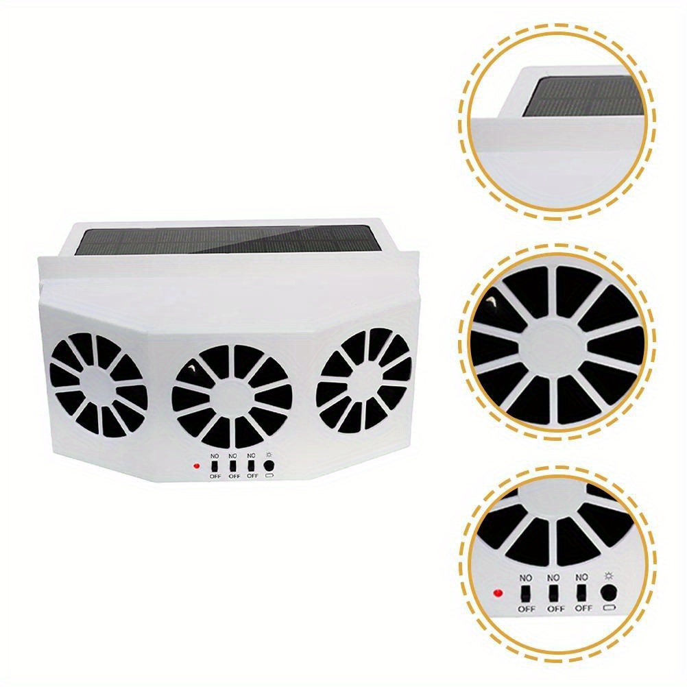 

Car Solar Exhaust Fan Car Fan Vent Exhaust Fan Radiator