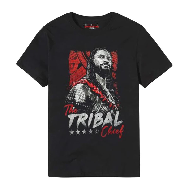 

Short Sleeve Roman The Tribal Digital Print T Shirt High Quality O-neck Short Sleeves 100% Cotton T-shirt Tops 51444