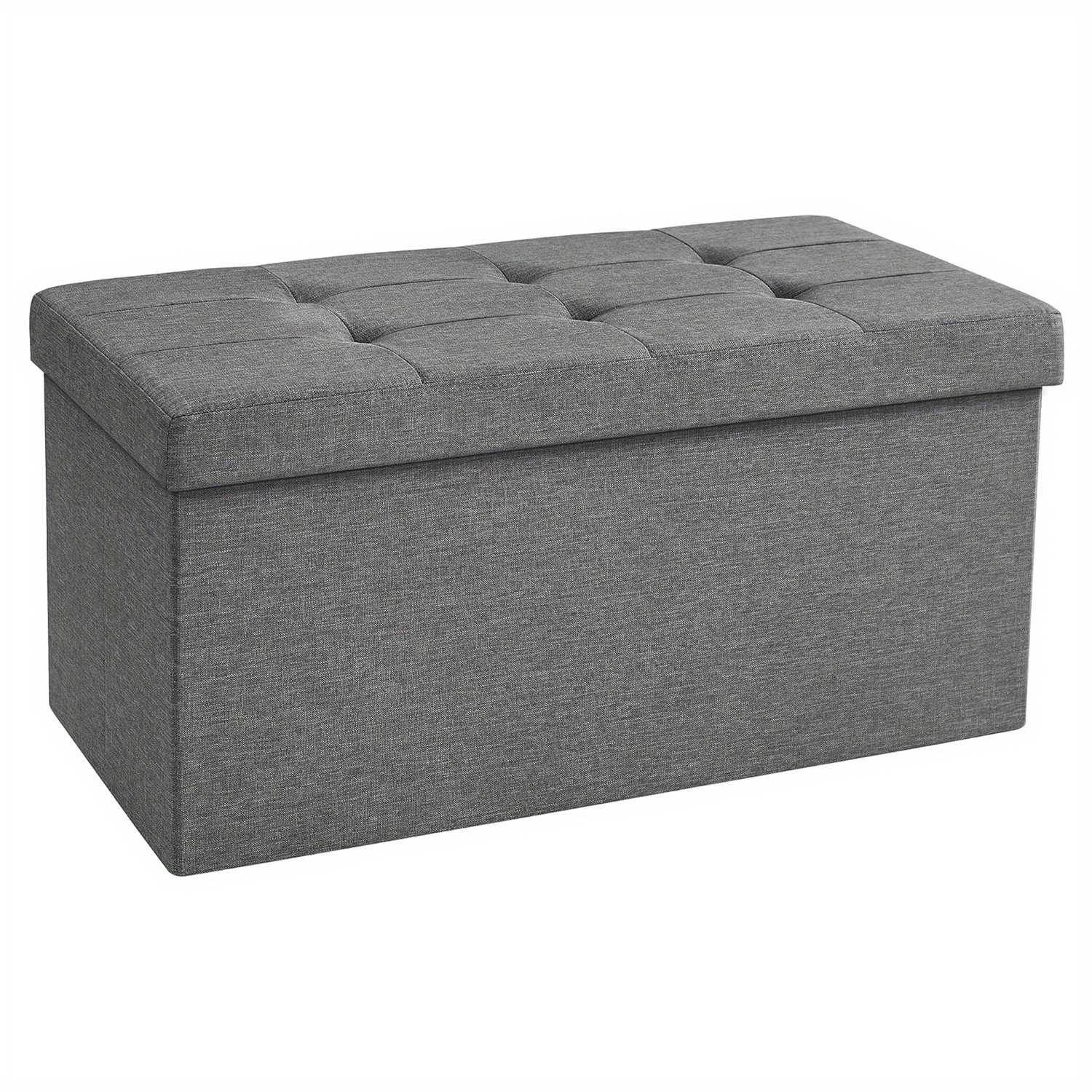TEMU Tabouret de Rangement Pliable Grande de 80L Adapté pour Salon, Couloir et Chambre
