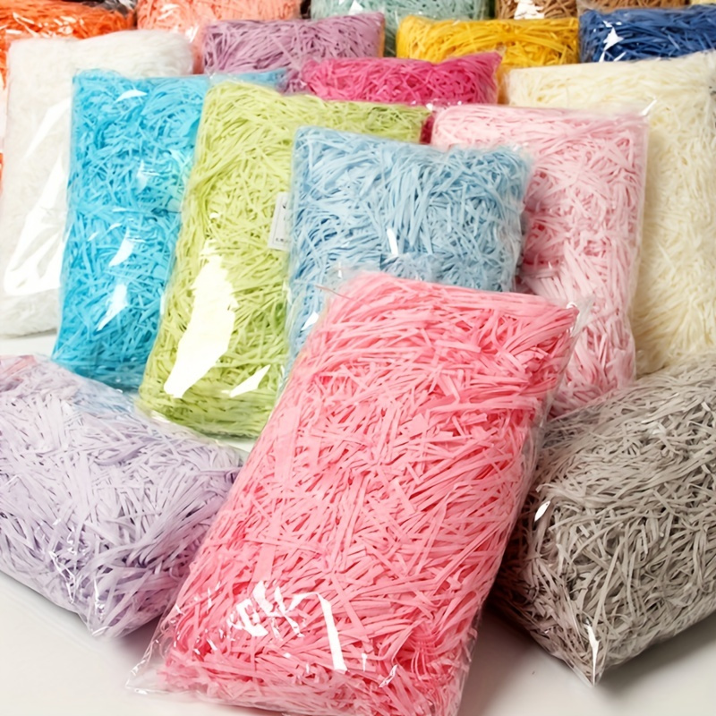 

Shredded Paper, Silk Texture, Elegant Wedding Gift Bag Filler, Candy , Birthday & Wedding Decorations, Assorted Colors