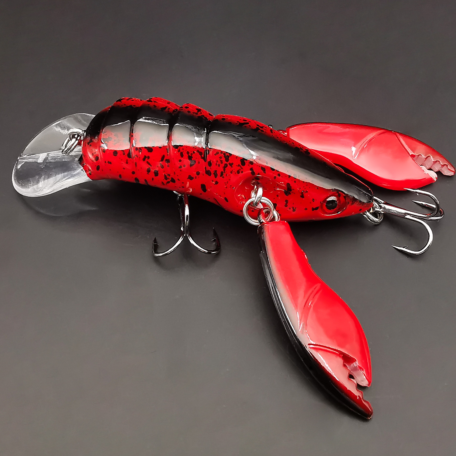 Image of 1pc Anfs Jointed Lure - Ultra-realistic Crawfish//jerkbait Suitable For Saltwater & Freshwater Fishing, Baits For Catching Trout, Pike, Walleye, Perch - Ideal For Christmas, Fathers Day Gifts For