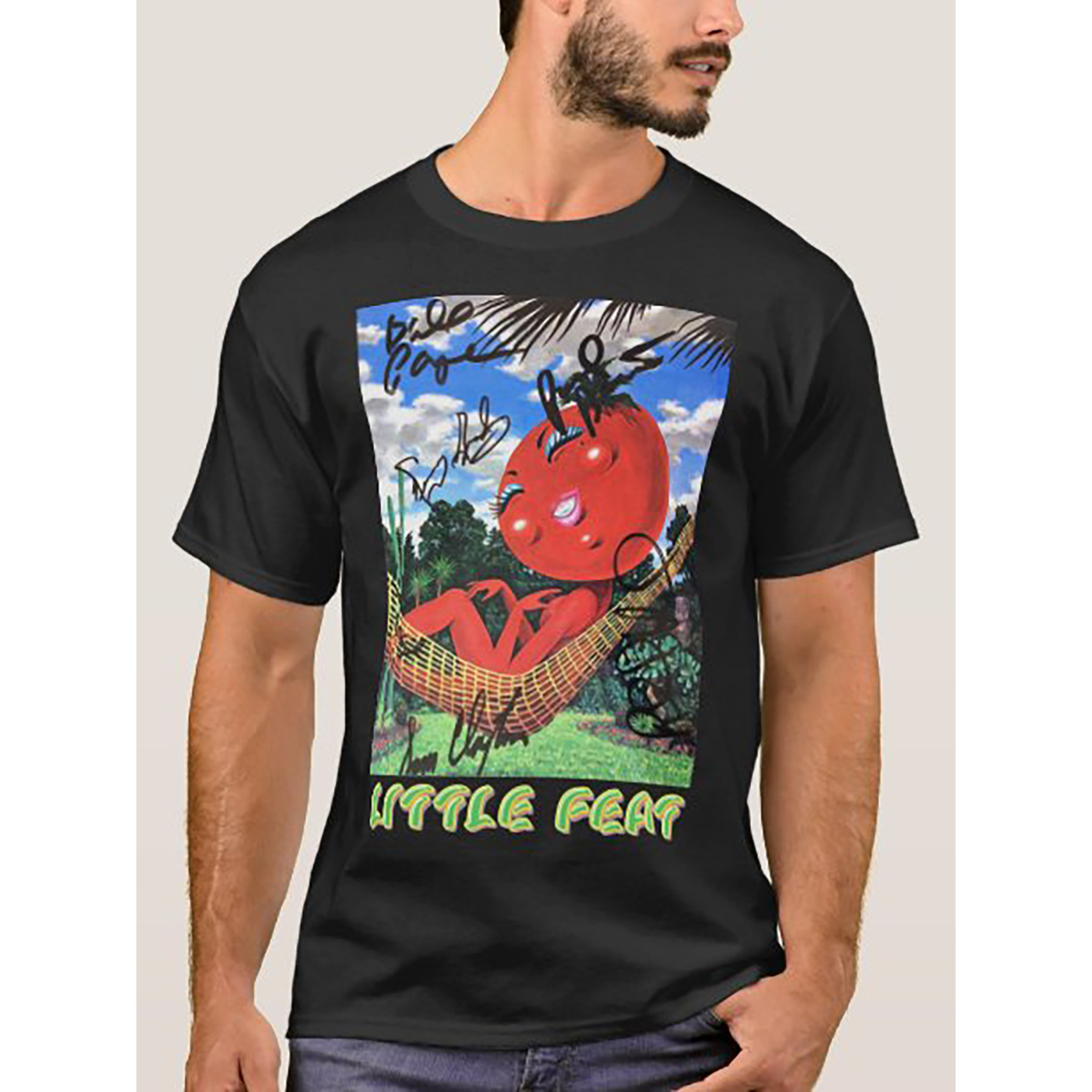 

Little Rock Band George Formed Then Di T-shirt Mens Unisex Vintage Cotton Short-sleeve T-shirt-2