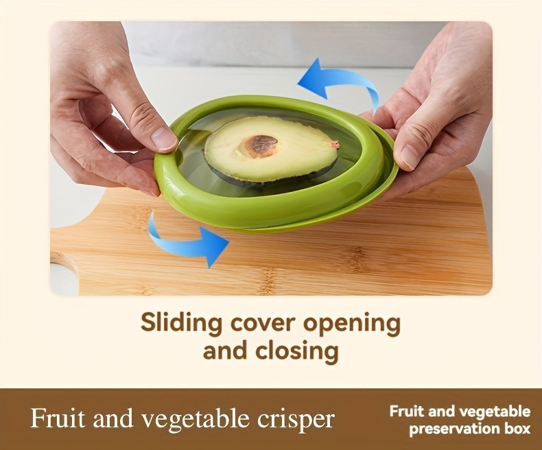 4 Fruit And Vegetable Fresh-Keeping Silicone Food Storage Containers: Stackable, Leak-Proof, Antioxidant, Portable Sealed Food Safe Lids, Suitable for Refrigerator, Kitchen, Camping