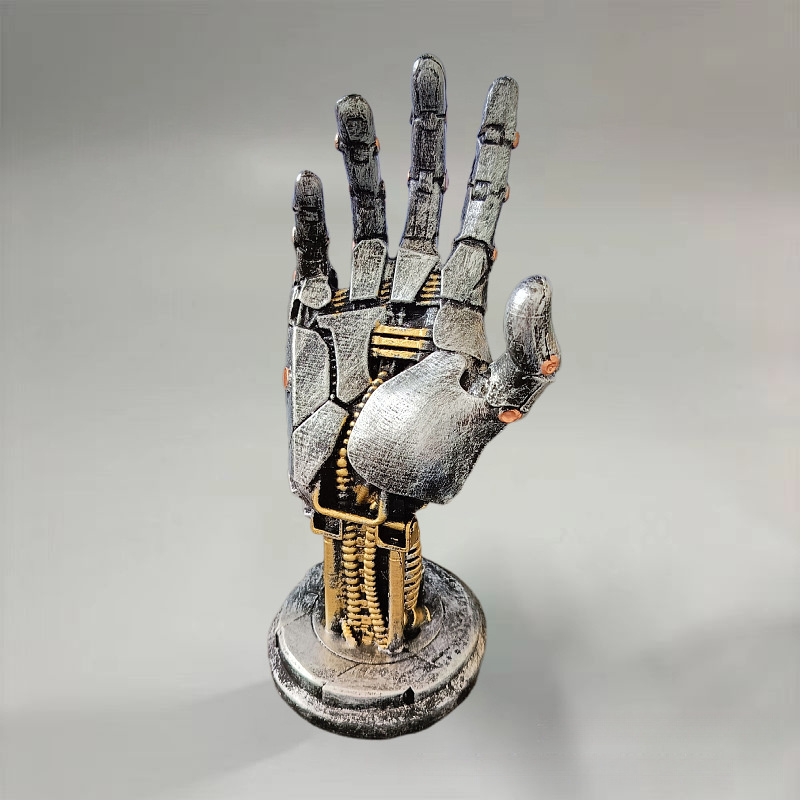 

Mechanical Arm 10" Figurine - Desk Decor Stand,