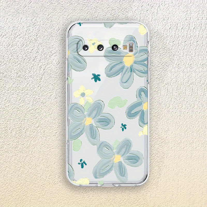 TEMU Phone Case: Oil Painting Green Phone Case For Galaxy S24 S24+ S24 Ultra S23 S23+ S23 Ultra S22 Ultra S22+ S21 S21+ S21 Fe S20 S20+ S20 Ultra S20