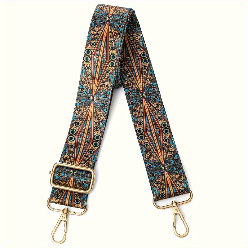 Image of A Bohemian-style Nylon Strap Adjustable And Wide, Perfect For Vintage Fashion And Travel, And Hand Washed