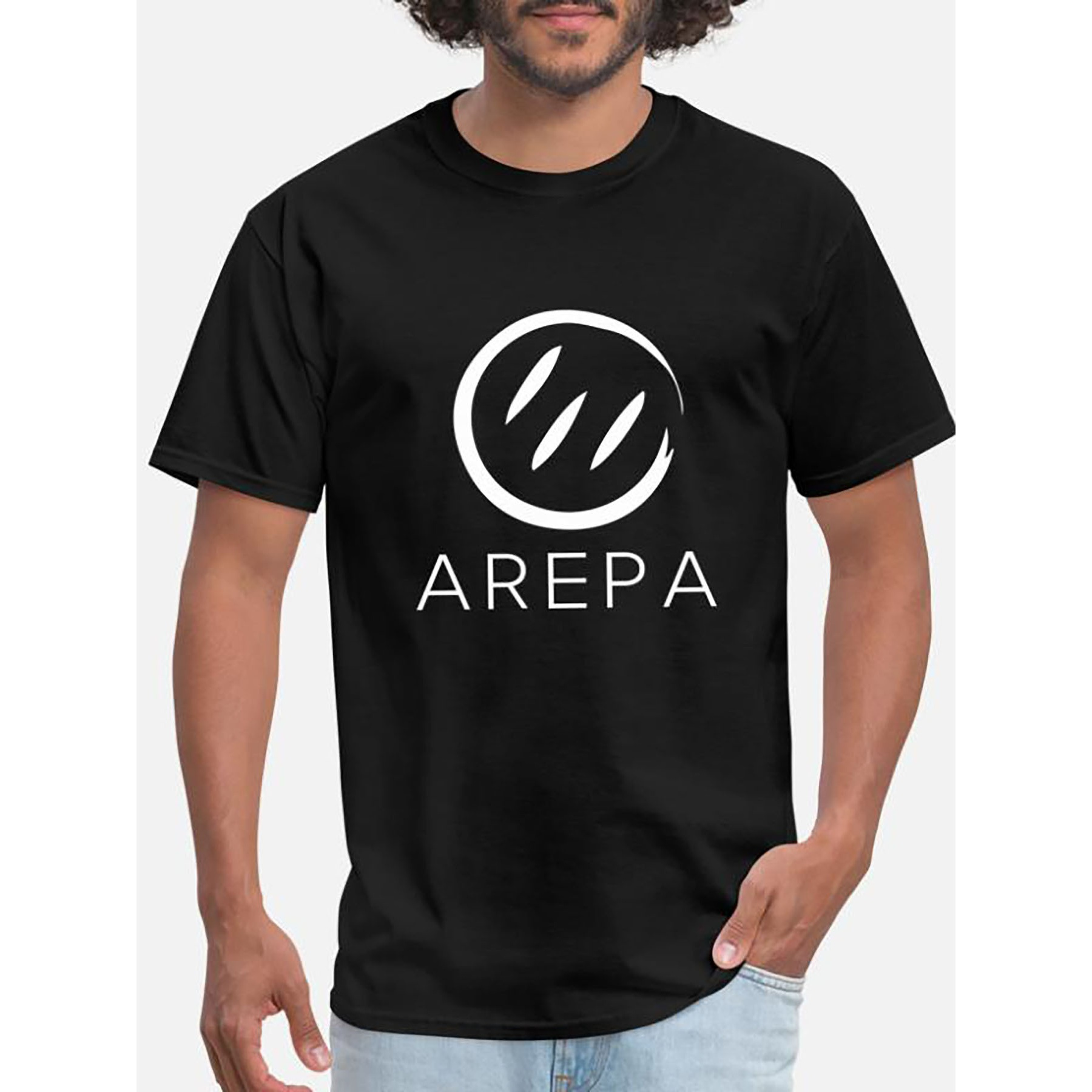 

Arepa Or Venezuelan-6168 Funny Men's Short Sleeve Graphic T-shirt Series Black