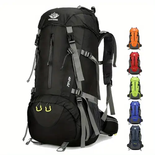 13.21gal *'S Hiking Backpack Designed for Camping, Featuring a Rain Cover And a Lightweight Design with a Total Capacity of 11.89gal Plus an * 5L for Travel 13.21gal *'S Hiking Backpack Designed for Camping, Featuring a Rain Cover And a Lightweight Design with a Total Capacity of 11.89gal Plus an * 5L for Travel