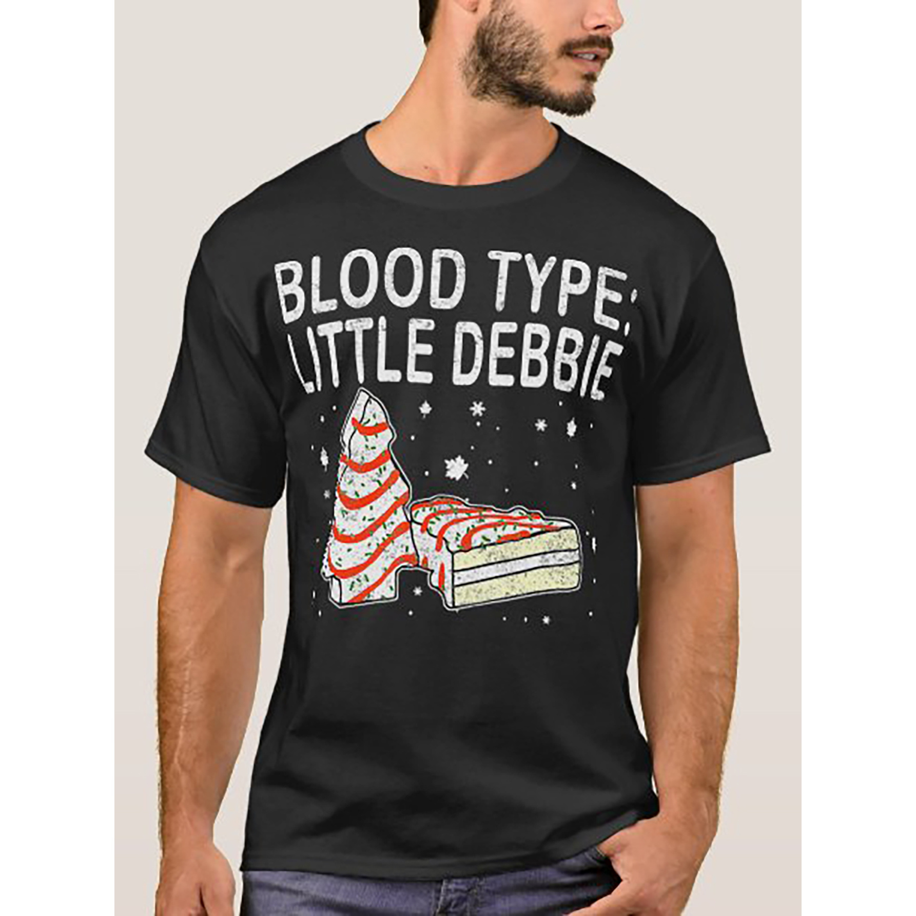 

Blood Type Cake Funny Gift T-shirt