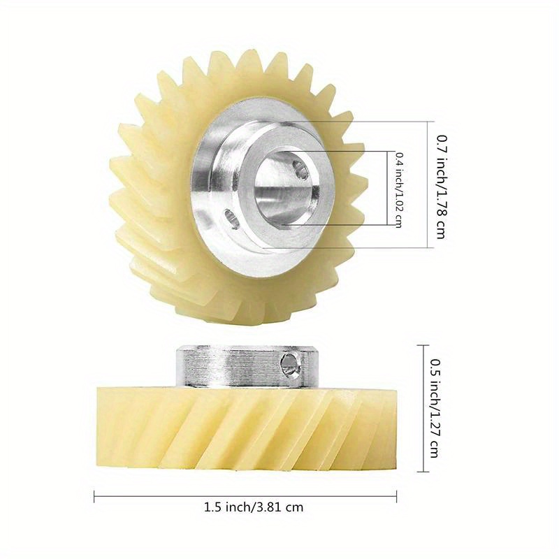 2  worm gear replacement parts for     long lasting plastic and metal construction compatible with models 4169830 ap4295669 4162897   smooth operation and reliable performance details 0