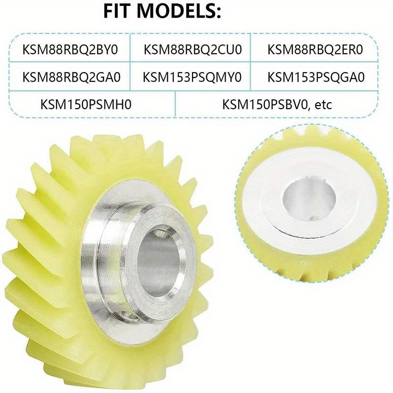 2  worm gear replacement parts for     long lasting plastic and metal construction compatible with models 4169830 ap4295669 4162897   smooth operation and reliable performance details 3