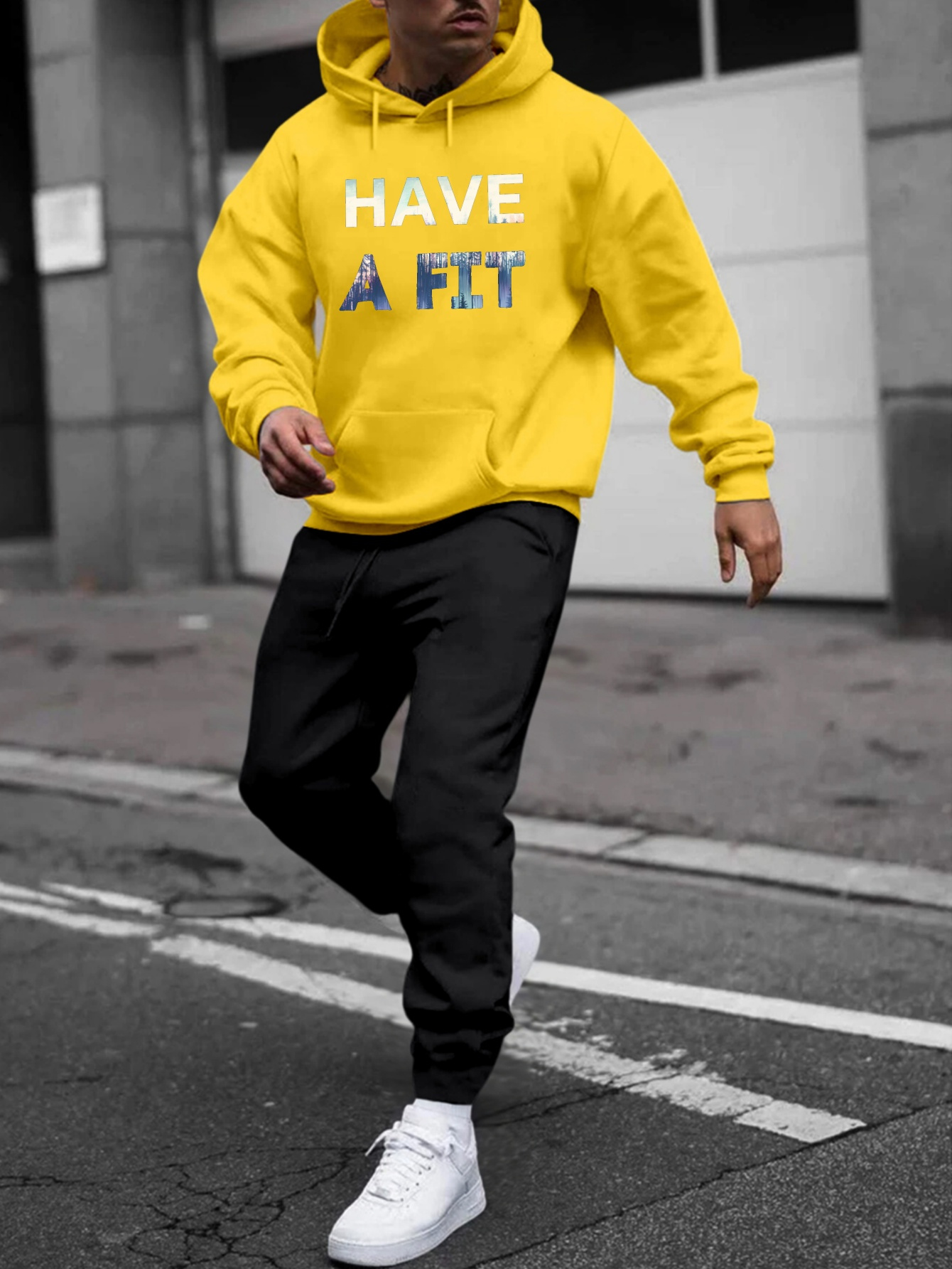 Sweatshirt Sudadera Jogger Para Hombre Conjunto Hombre Buzo Y