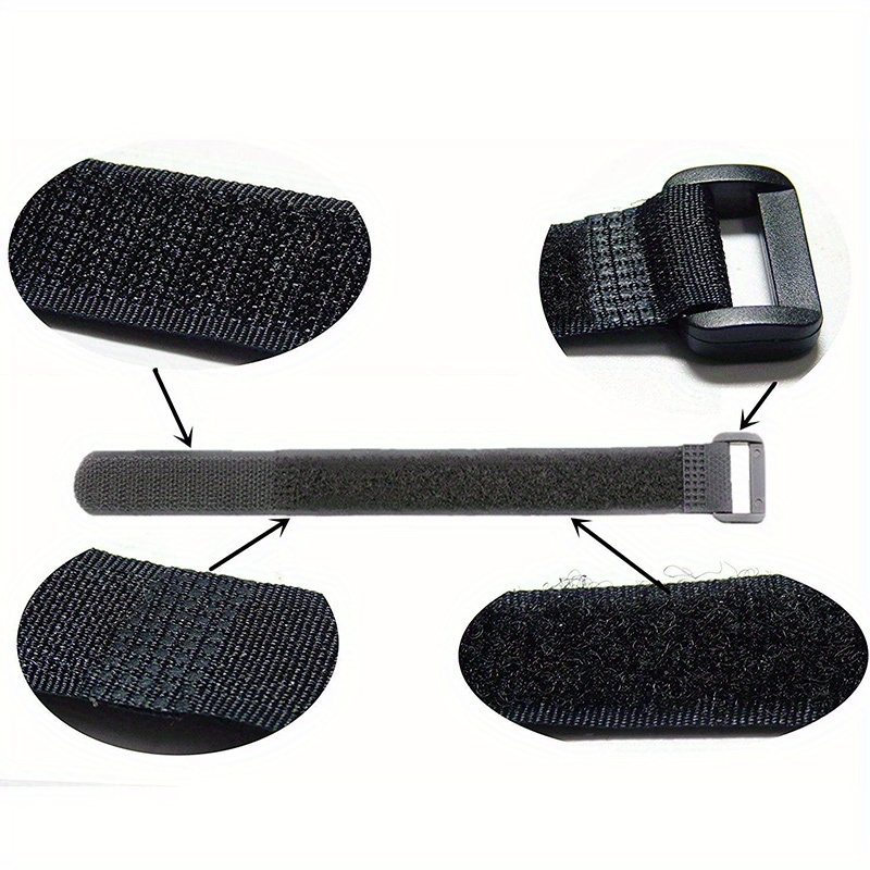 Fascette Riutilizzabili 50 Cinghie Organizzacavo Riutilizzabili In - Foto 7