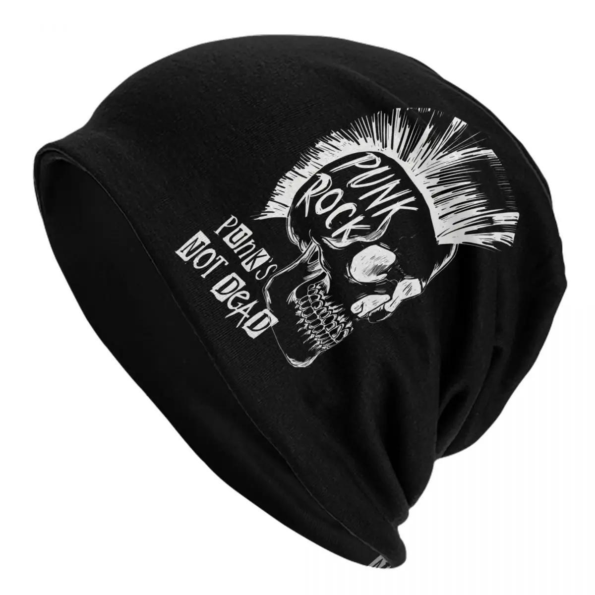 punk rock skull print knitted 95 polyester 5 - Temu