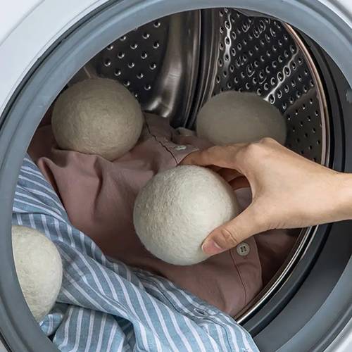 6pcs drying balls and static electricity and energy low allergenic fabric softener substitute making clothes fluffier