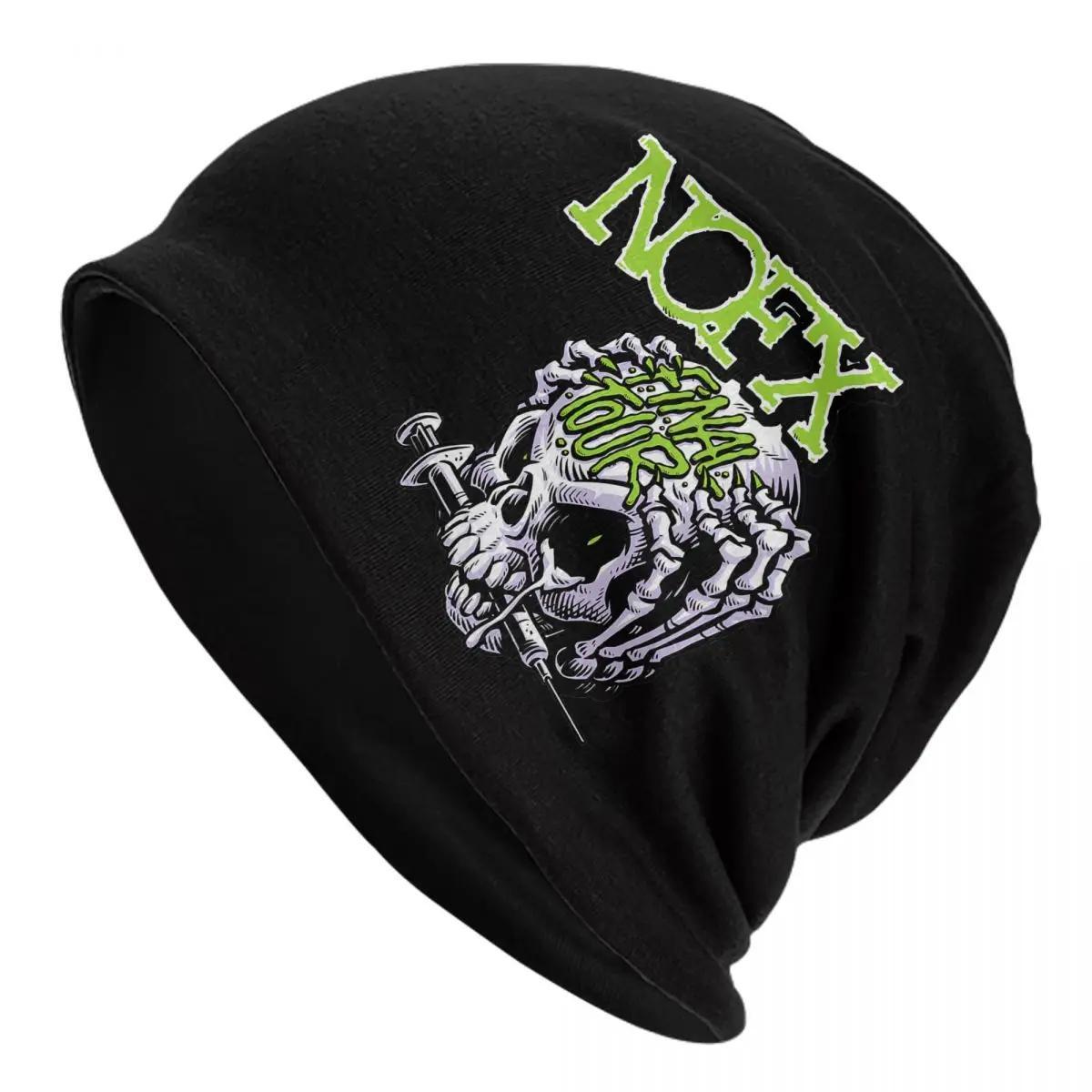 

Skull Graphic Beanie Knit Hat Unisex, Polyester Stretch Fabric, Fashion Style, Knitted Weave Caps