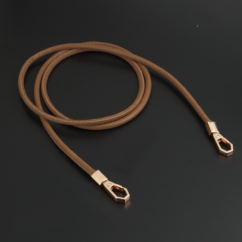 120cm Solid Color Faux Leather Phone Lanyard, Crossbody Neck Strap, High- Shoulder Strap Additions