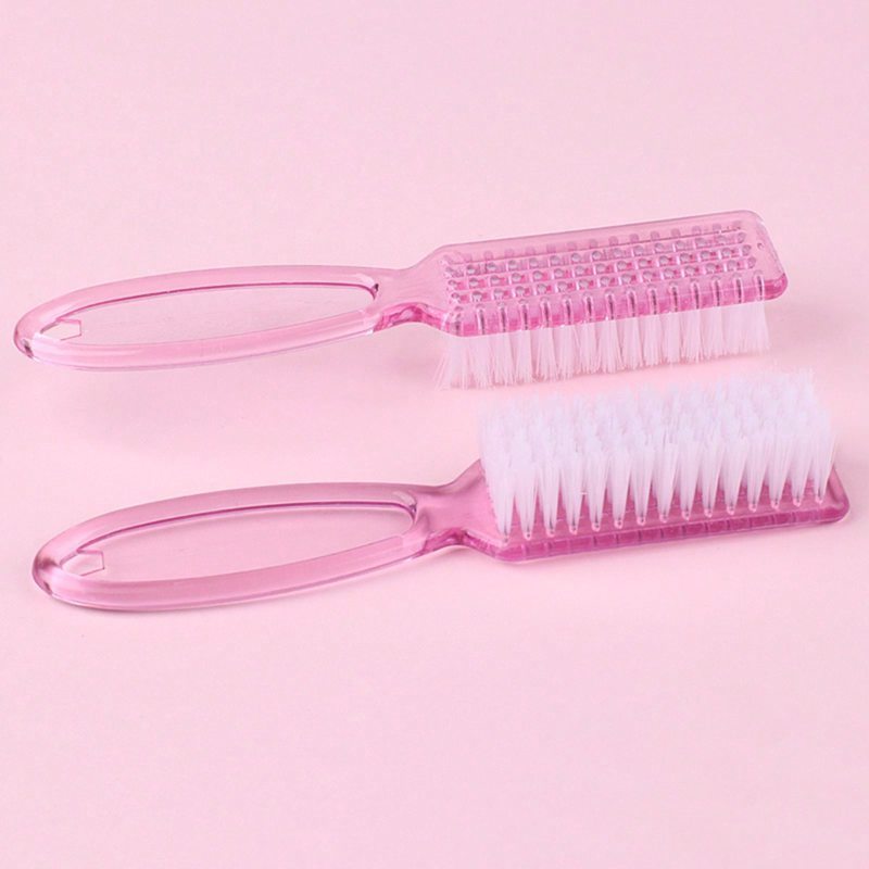 

2/3/4/5pcs Pinceau d'Art d'Ongle Manche Long Tête Carrée Pinceau Multifonctionnel Pinceau de Poussière Pinceau de Nettoyage de Manucure