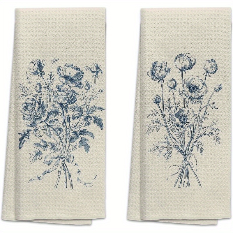 

2- Set Towels - , Super Polyester , , - Dish Cloths For And Bathroom Decor, 18x26