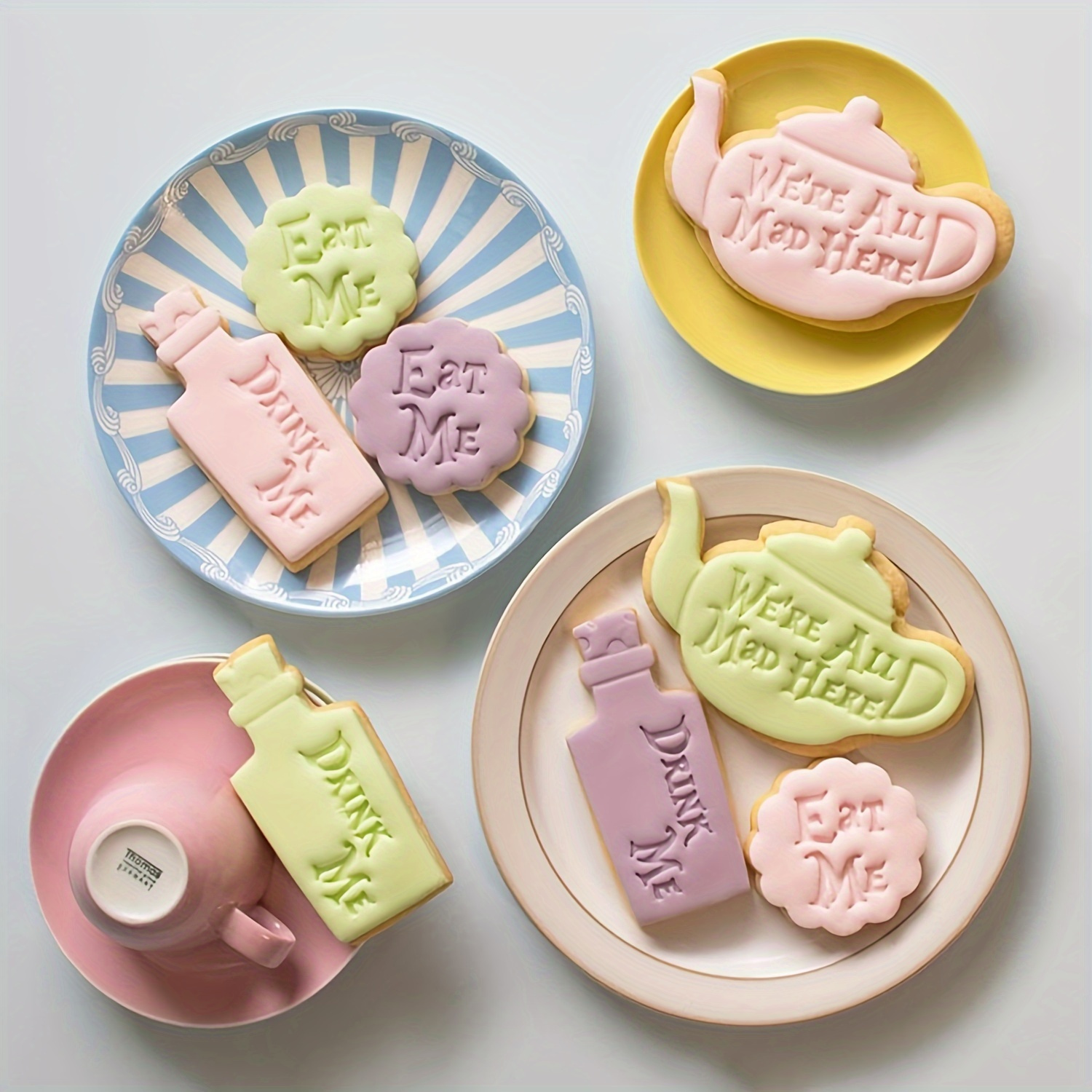 

Inspired Resin Casting Molds Set Of 3, Plastic Baking Stencils With Fun Handcrafted Patterns For Birthday Parties And Graduation Celebrations - Shape