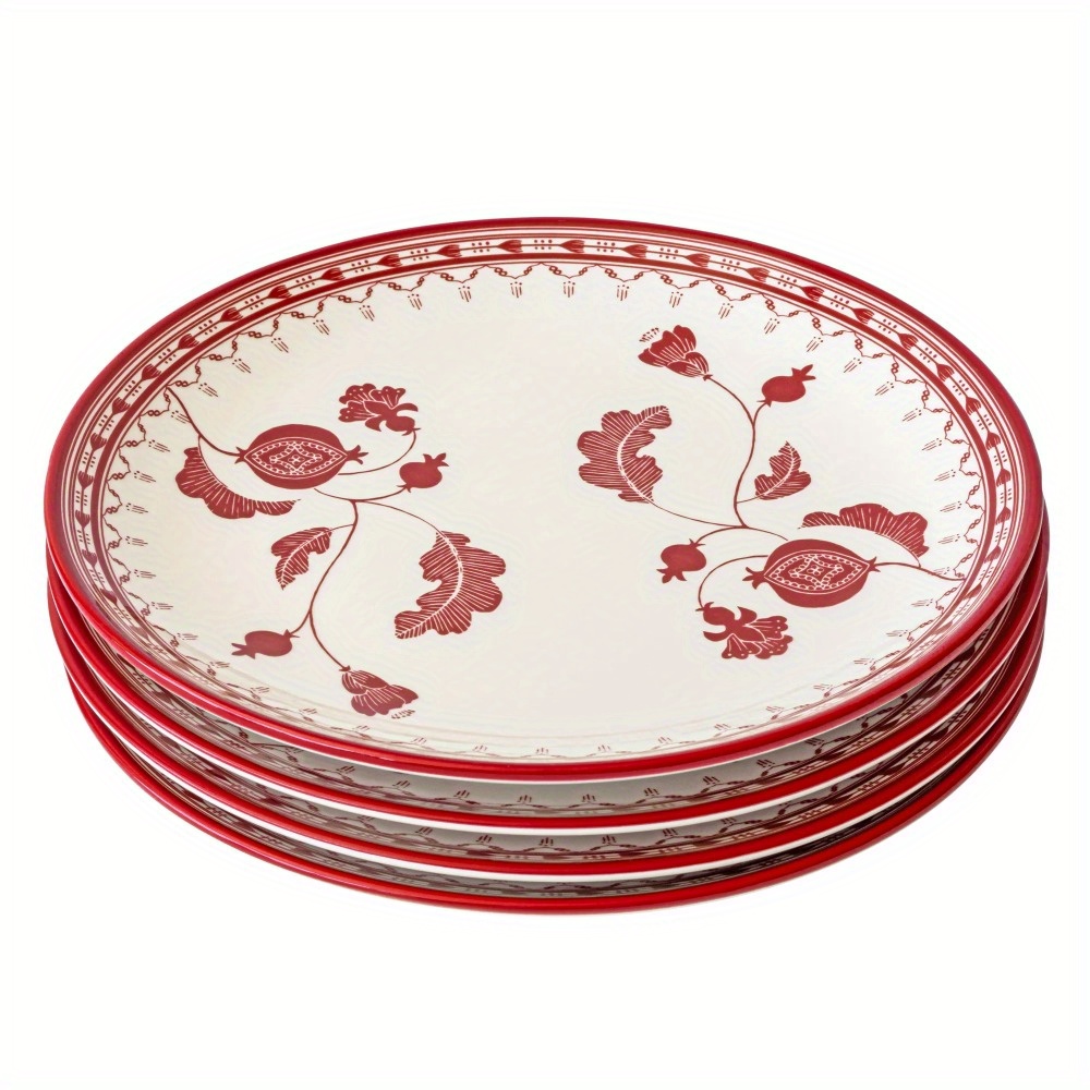 

Sofia Set Of 4 Round Stoneware Dinner Plates