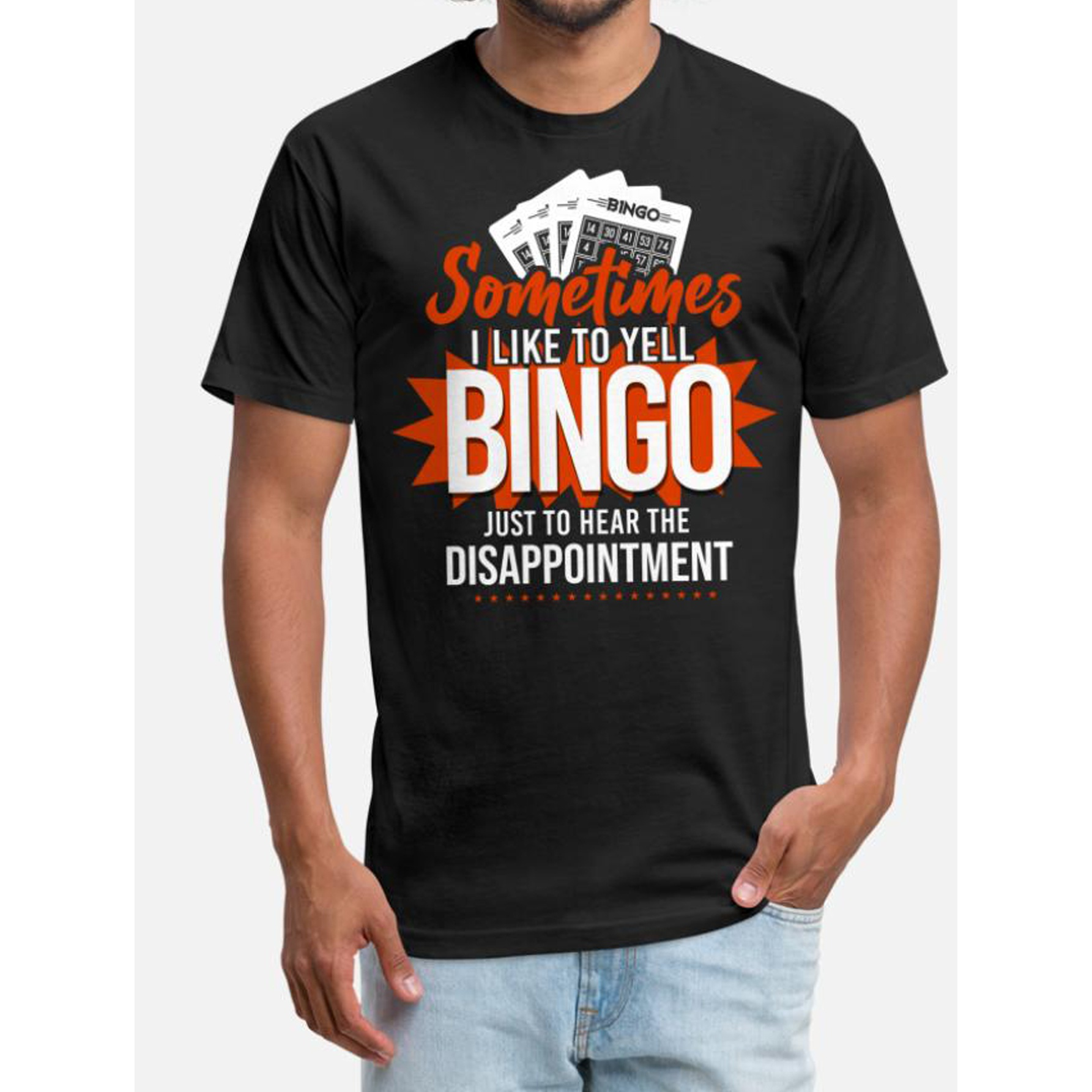 

1 Piece, Bingo Player I Like To Print, Summer Comfortable Casual Cotton T Shirt