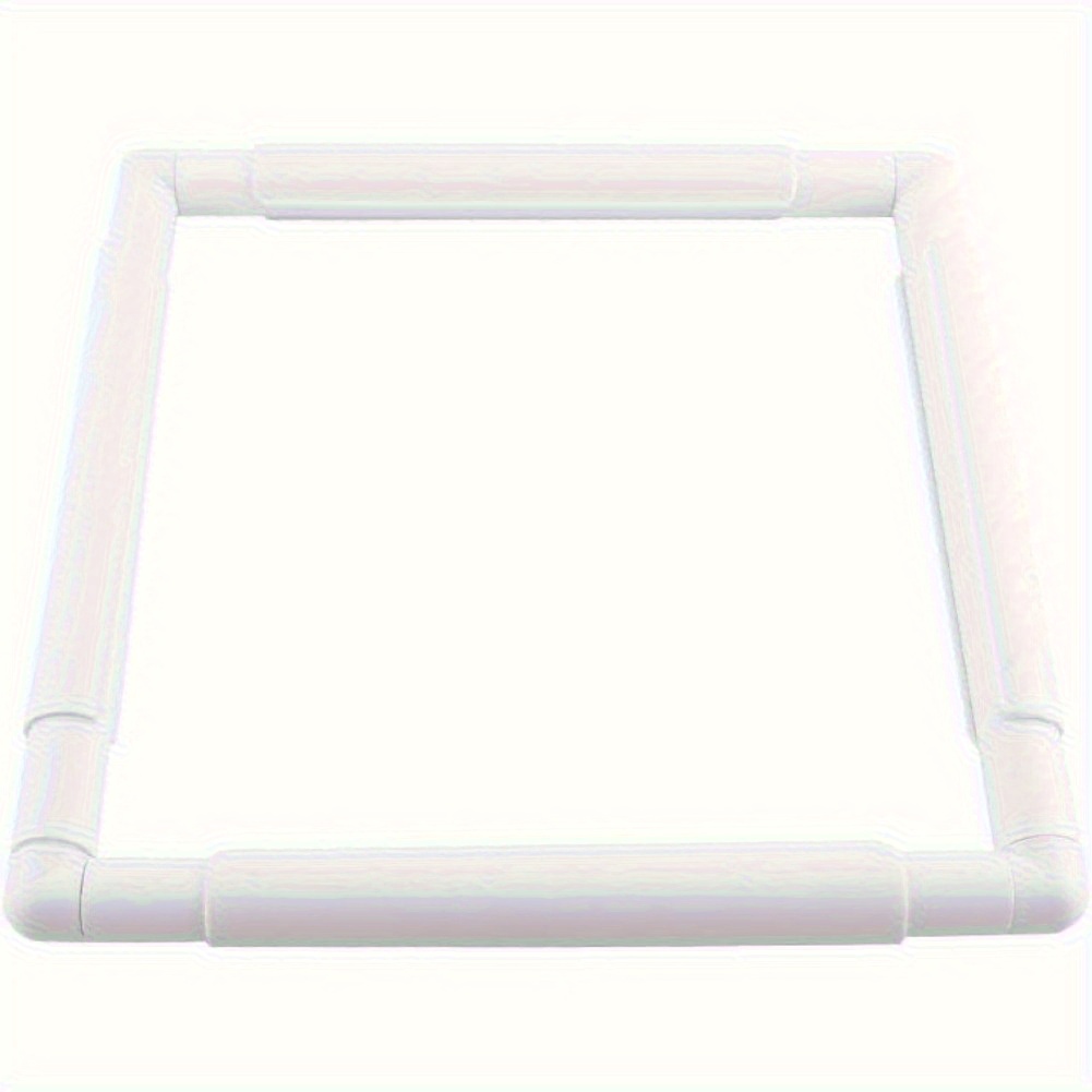 

Q Snap Frame Stitch Q Snap Frame White Polypropylene Plastic Clip Frame For Embroidery Stitch Quilting Needlepoint Diy Tool (20.3*20.3cm) (27.9*27.9cm)