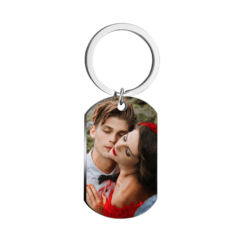 

Custom Photo Military Dog Keychain - Personalized Metal Pendant, Perfect Gift For Valentine's, Christmas, New Year & More