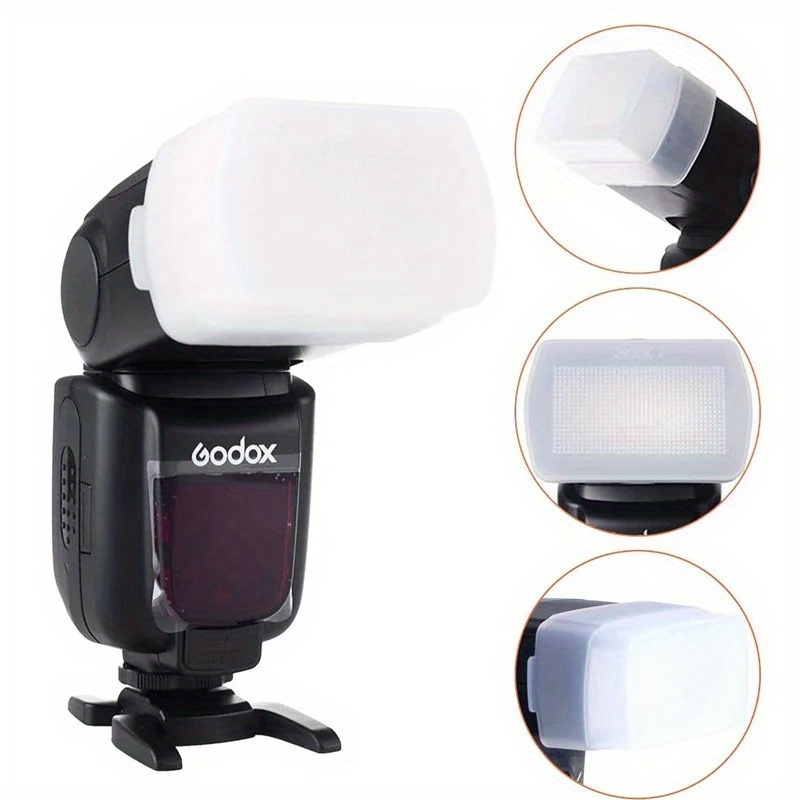 

Diffuseur Flash Softbox pour V860II, V850II, TT685, TT600 Speedlights - Matériau ABS haute résistance, aucune pile requise, compatible avec Sony, , Canon 580EX - Améliore la qualité des prises de vue