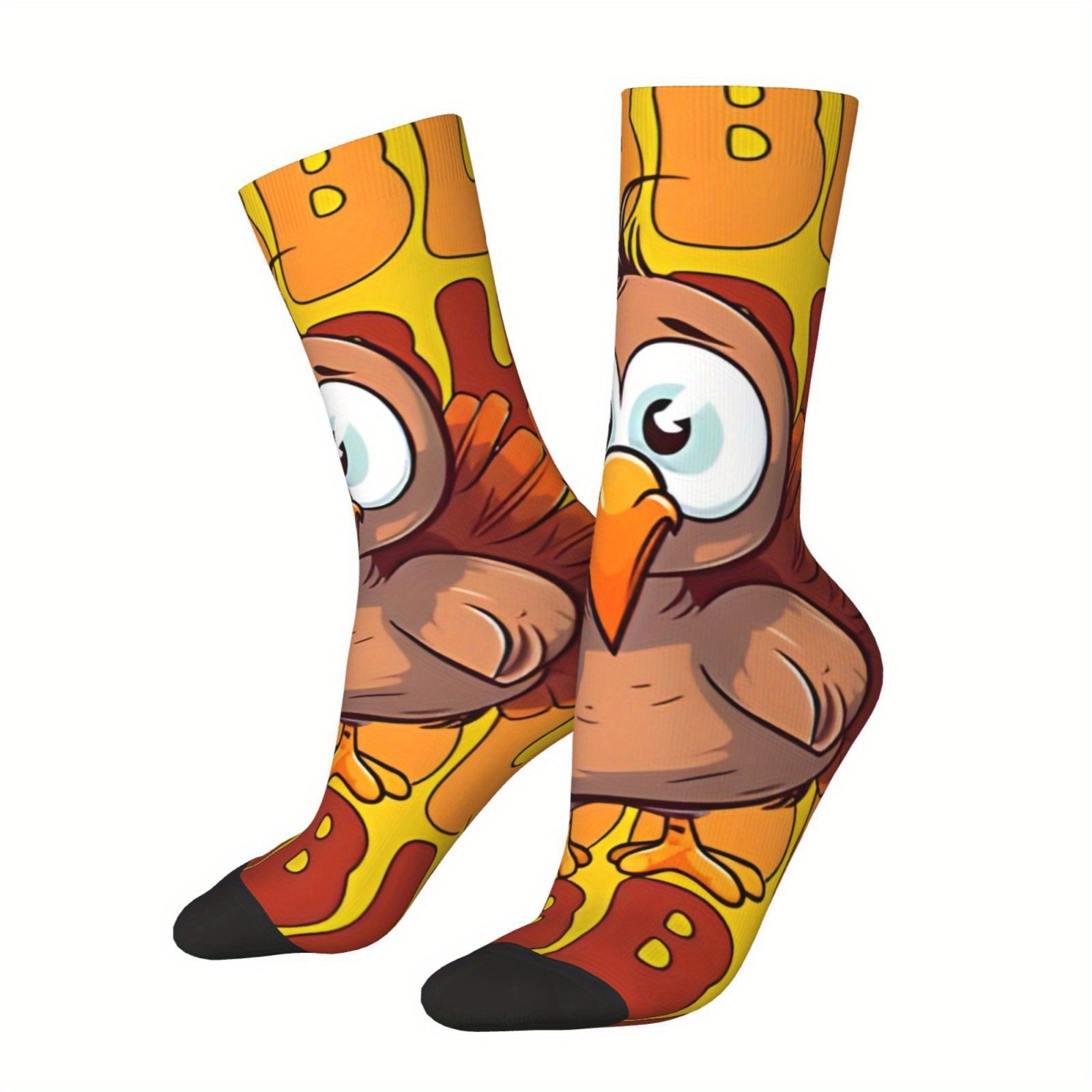 

Fun & Quirky Men's Crew Socks - Vintage Hip Hop Style, Fit With Unique , Perfect Novelty Gift