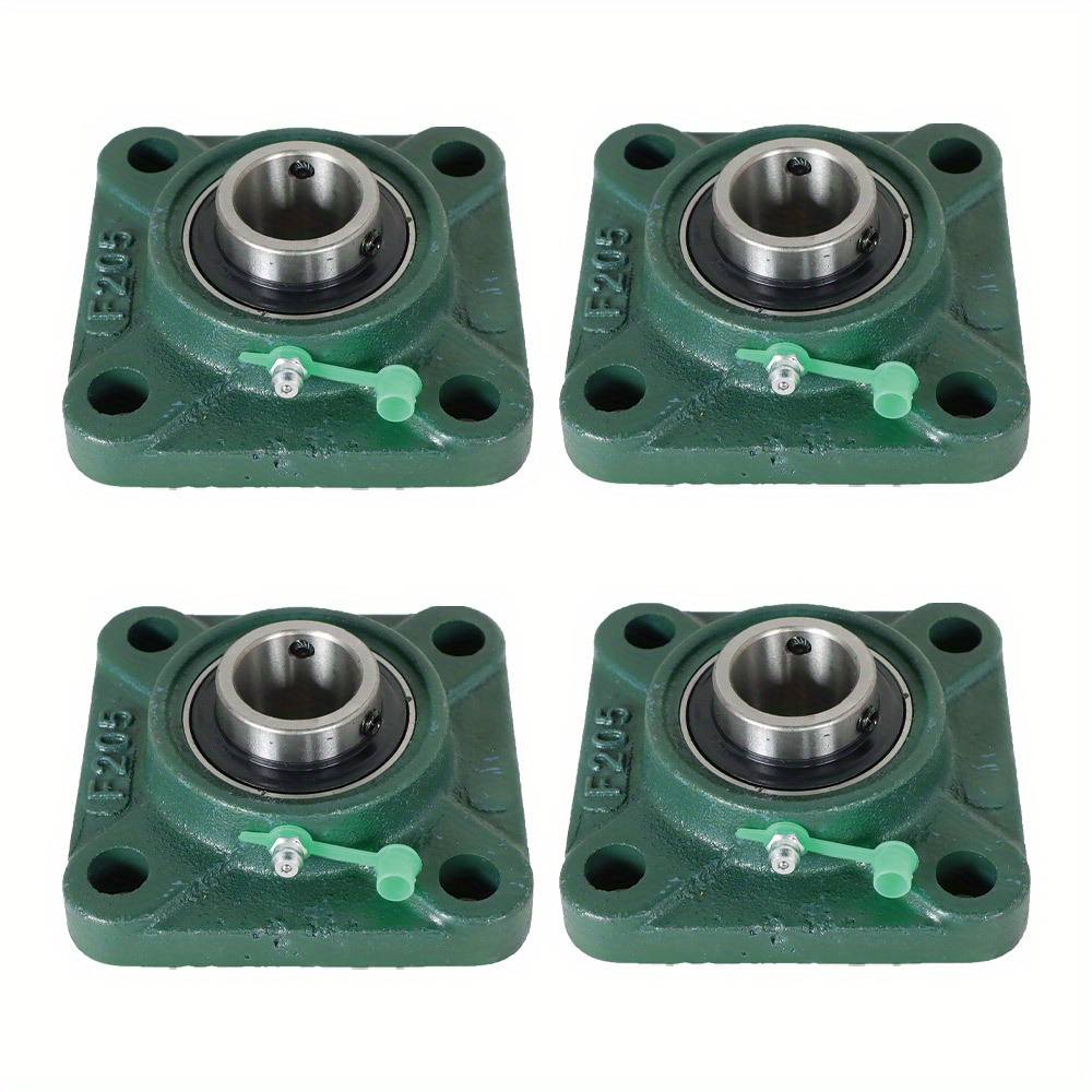 

4pcs Ucf205-16 Pillow Block Flange Bearing 1" Bore 4 Bolt