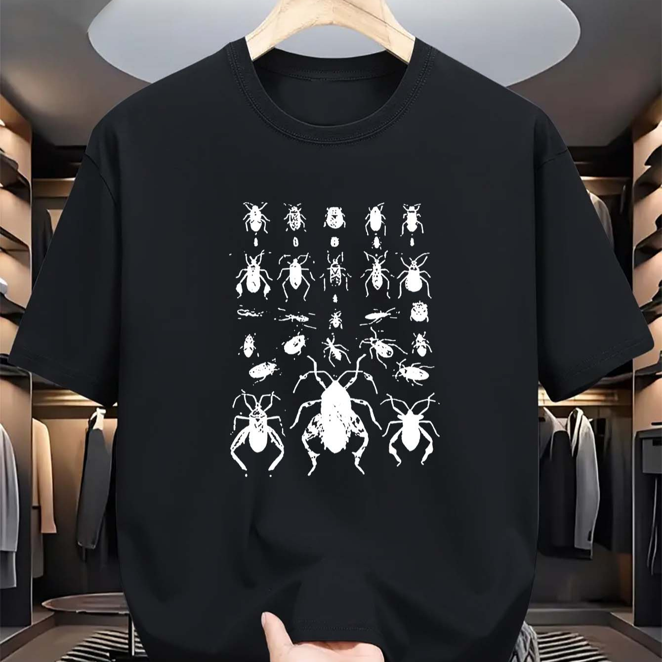 

- Graphic Tee - Comfortable & Summer T- Unique Insect , , Washable,