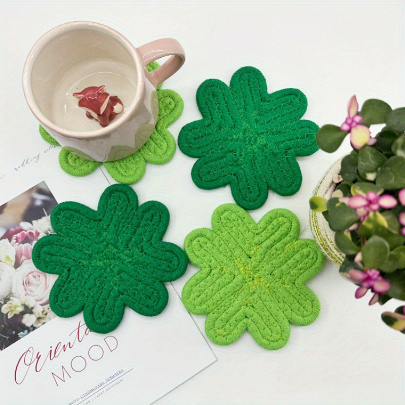 

Flower Coaster Anti-scald Heat Insulation Coaster Placemat Photo Decoration Multifunctional Placemat Wholesale