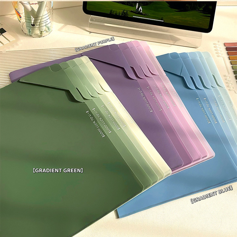 

5pcs L-shaped Folders - Large , Thickened Pp For &