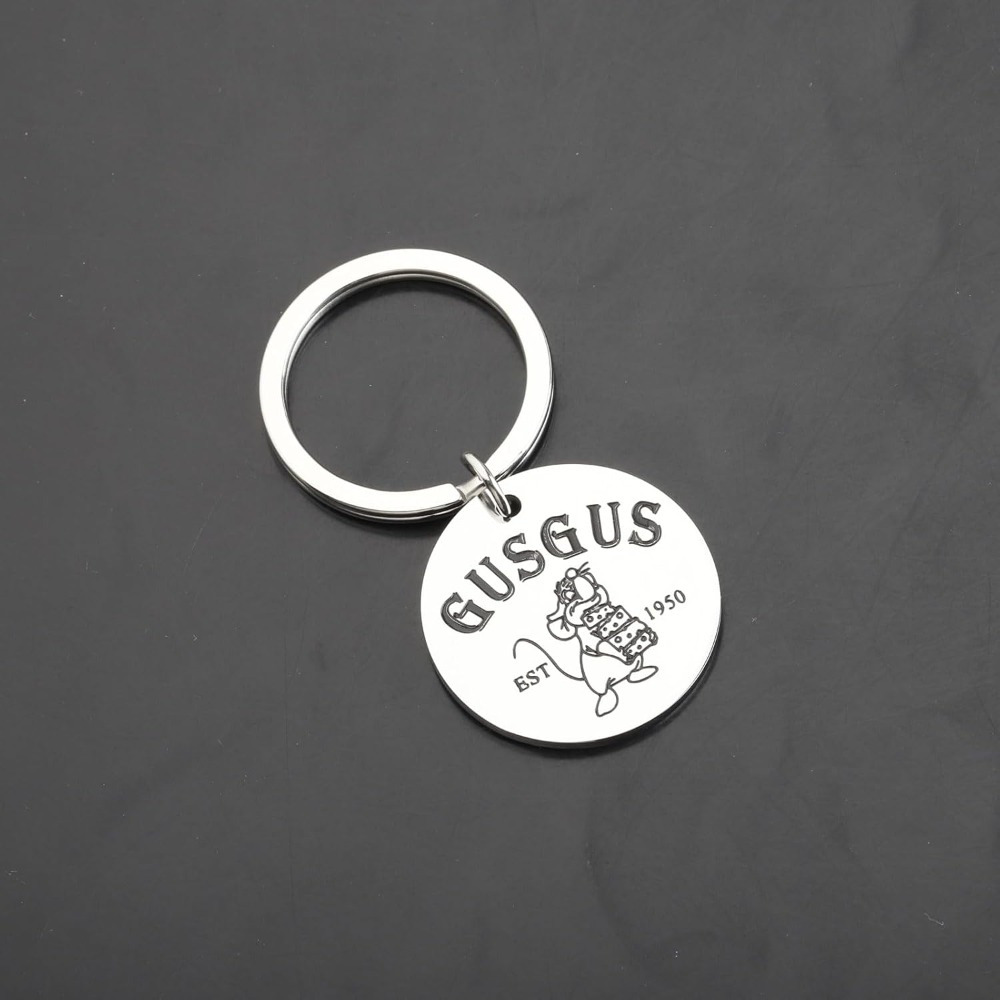 

[customer ] Gus Mouse Keychain - Stainless Steel, Inspired Accessory For Bags & Backpacks