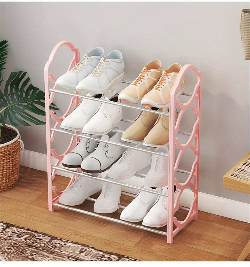 easy assemble dustproof shoe cabinet with   space saving folding storage box for living room bedroom dorm no installation required details 3