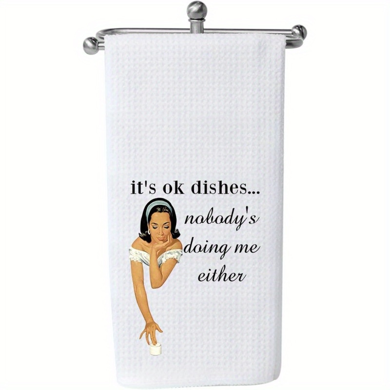 

Sassy Kitchen Towel - Polyester, Machine Washable, For Home & Dining