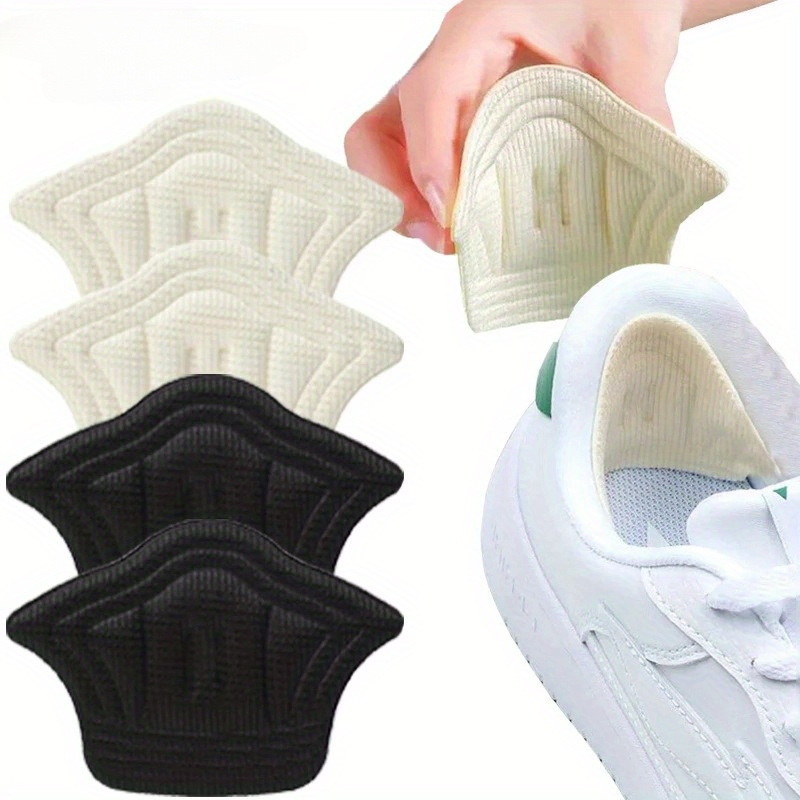 

4pcs/2paires, 10pcs/5paires Coussinets d'intérieur de chaussure de sport anti-usure, protecteurs de pied, autocollant arrière