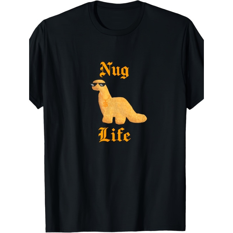 

Dinosaur Chicken Nugget Casual Comfort T-shirt For Men - 220g