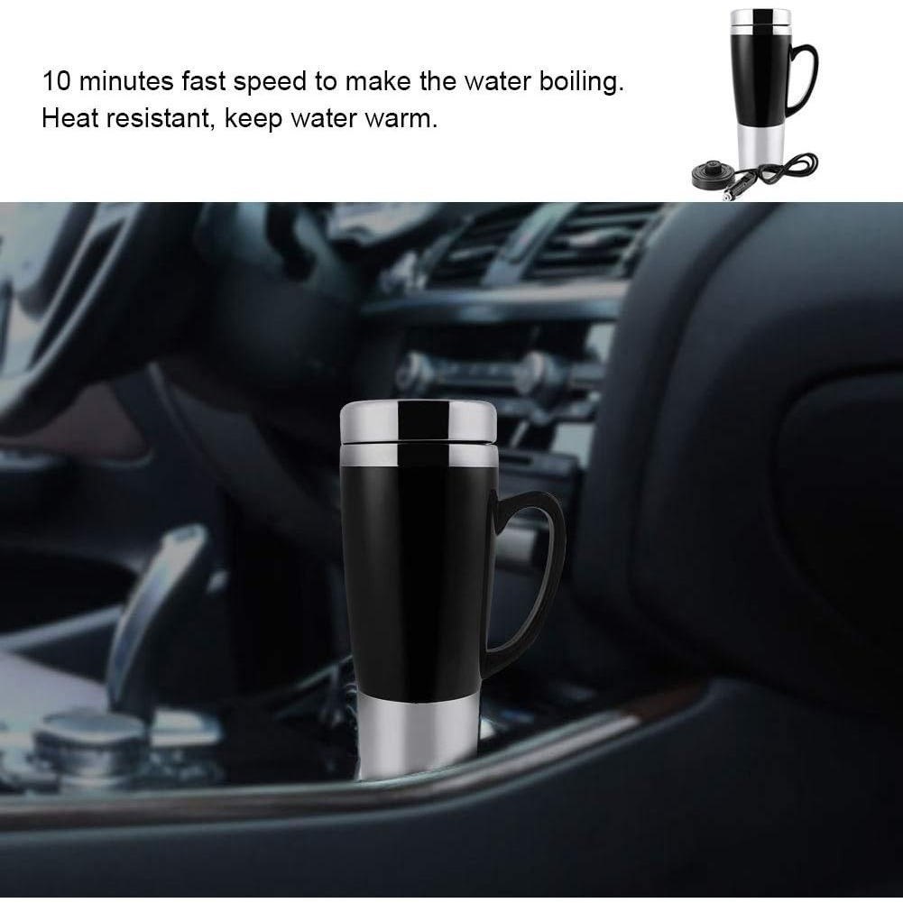 

12v Car - 450ml Insulated Car Mug - Heating Cup - Car Heating Cup - For / / Tea ()