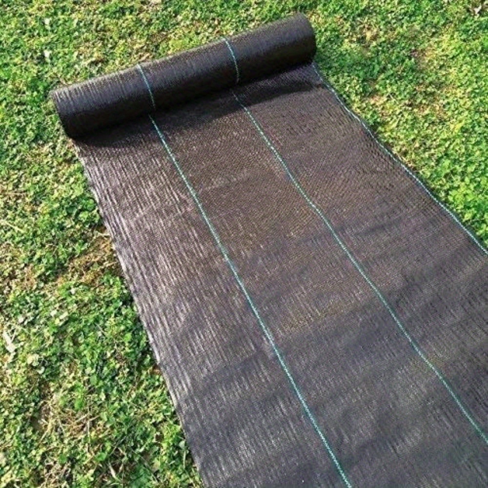 

1pc PP Tissu Paysager Barrière Anti-Mauvaises Herbes, Tapis de Jardin pour Lit de Jardin Surélevé, Couvre-Sol, Anti-Mauvaises Herbes, Entretien de la Pelouse et du Jardin, Tapis Anti-Mauvaises Herbes