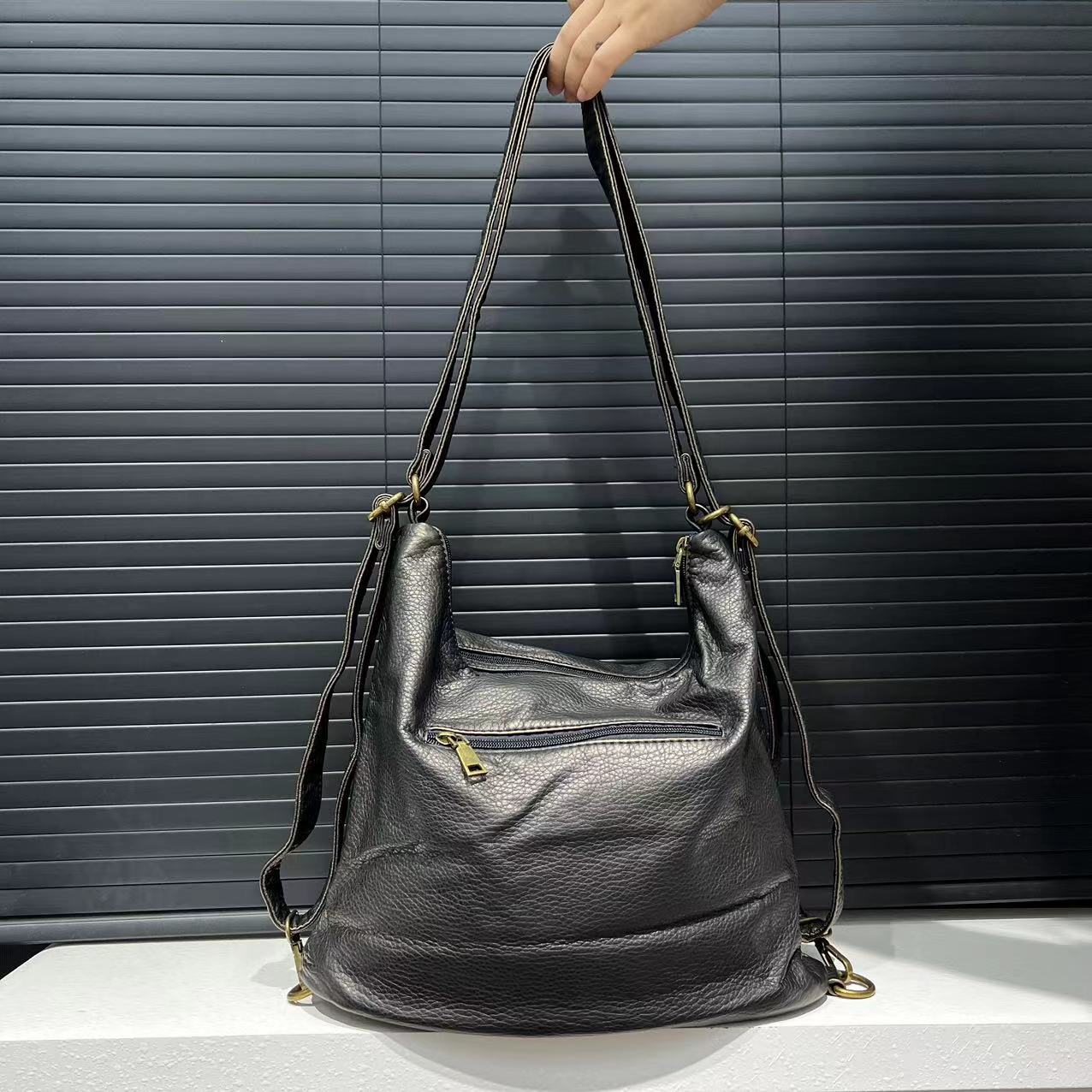womens fashion retro rivet shoulder bag y2k large capacity - Temu