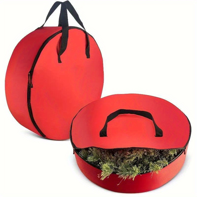 

2pcs Christmas Wreath Storage Bag 24"/ 30"/ 36" - Tear - Heavy Handles