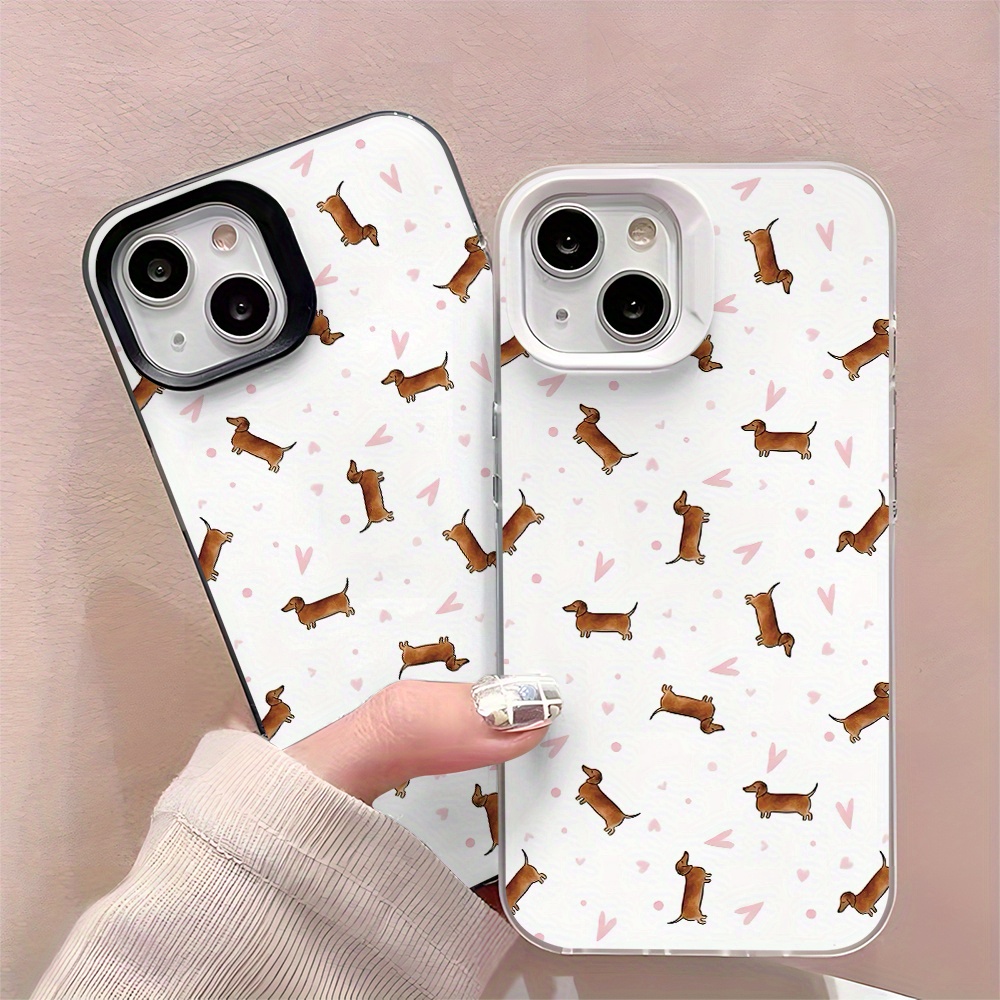 

Fun Graphic Dog Art For Iphone Case, Shockproof , Compatible For Iphone 11/12/13/14/15 /