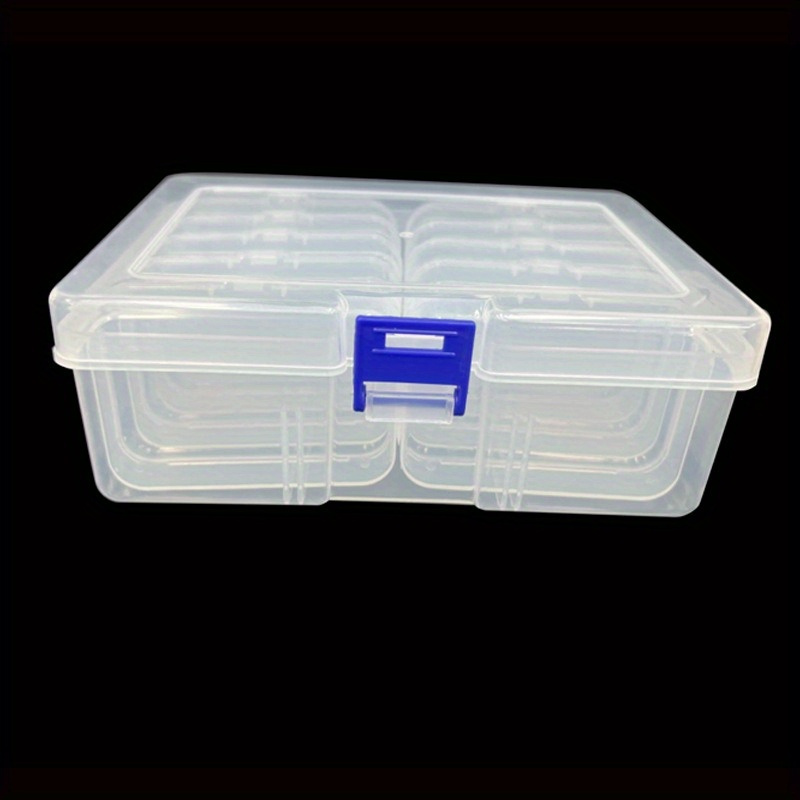 TEMU 14-compartment Clear Plastic Organizer Box With Small Storage Containers - Durable Home Organization Solution For Beads, Jewelry & Small Items Bead Storage Containers Jewelry Organizer Storage