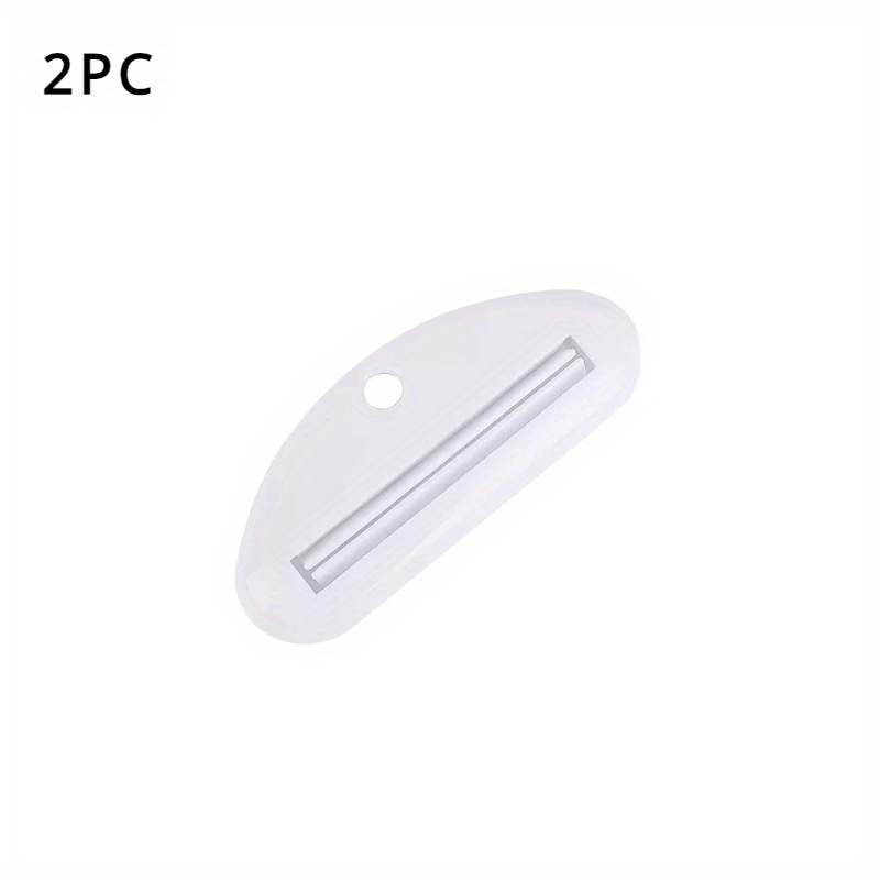 TEMU 2pcs Easysqueeze Toothpaste Tube , Manual Plastic Toothpaste Dispenser Clamps, Freestanding Bathroom Accessories For Toothpaste And Facial